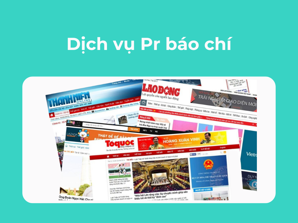 Dịch vụ PR báo chí